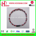 Sale triple braided necklace 3 Rope Twist Titanium Sport Necklace